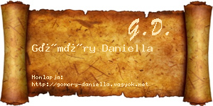 Gömöry Daniella névjegykártya